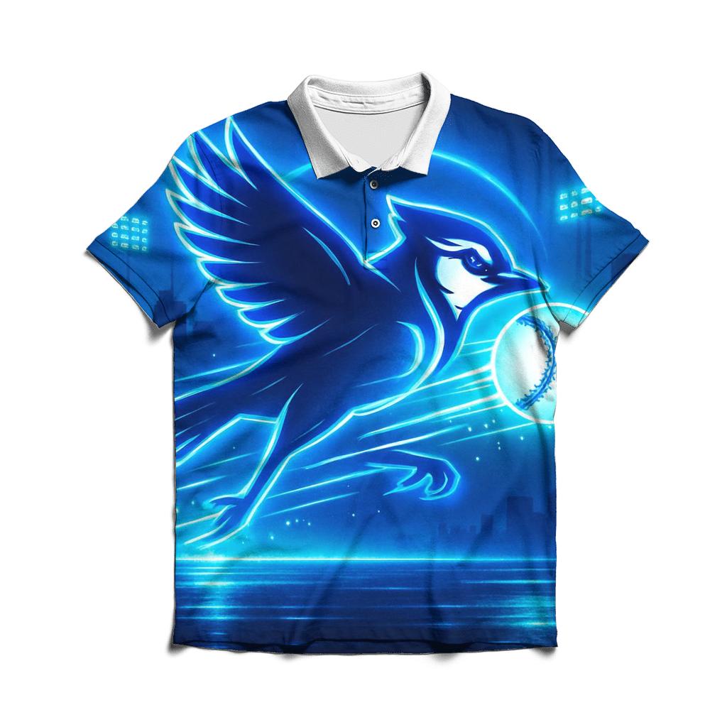 Soaring Blue Jays Horizon branded logo polo shirts