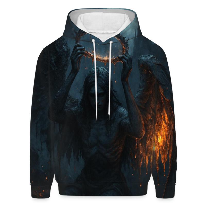 Fallen Angel Of Coal And Ember zip-up hoodies