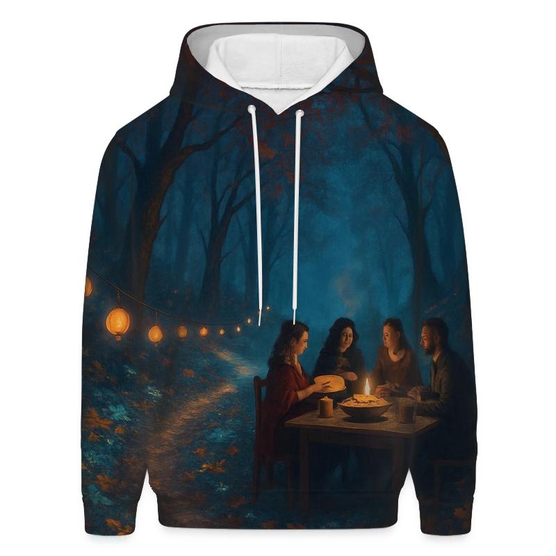 Enchanted Harvest Lanterns printed hoodies