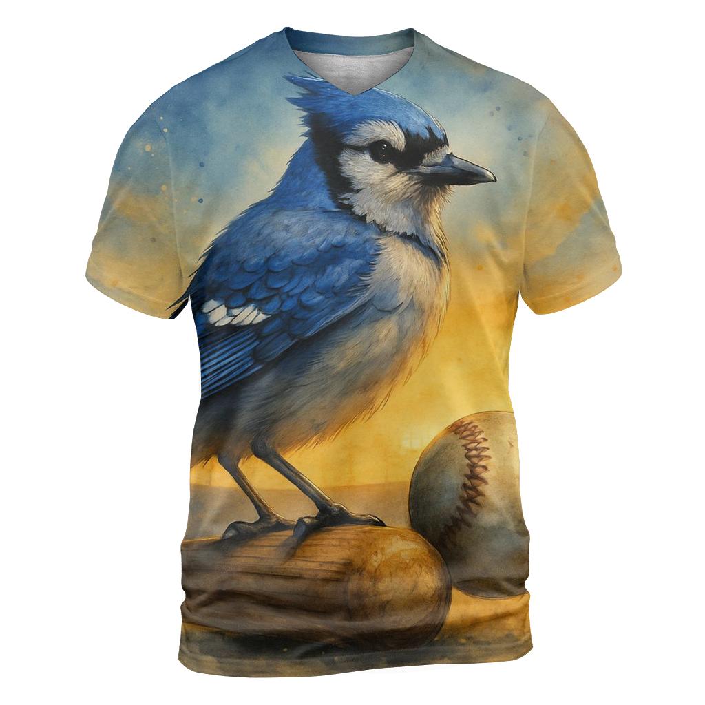 Skybound Blue Jays Victory trendy printed shirt styles