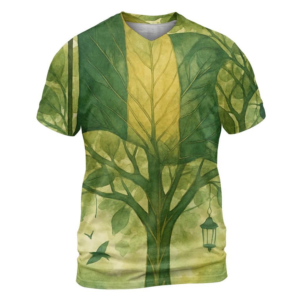 Forest Banner Becoming Canopy unique graphic print tees