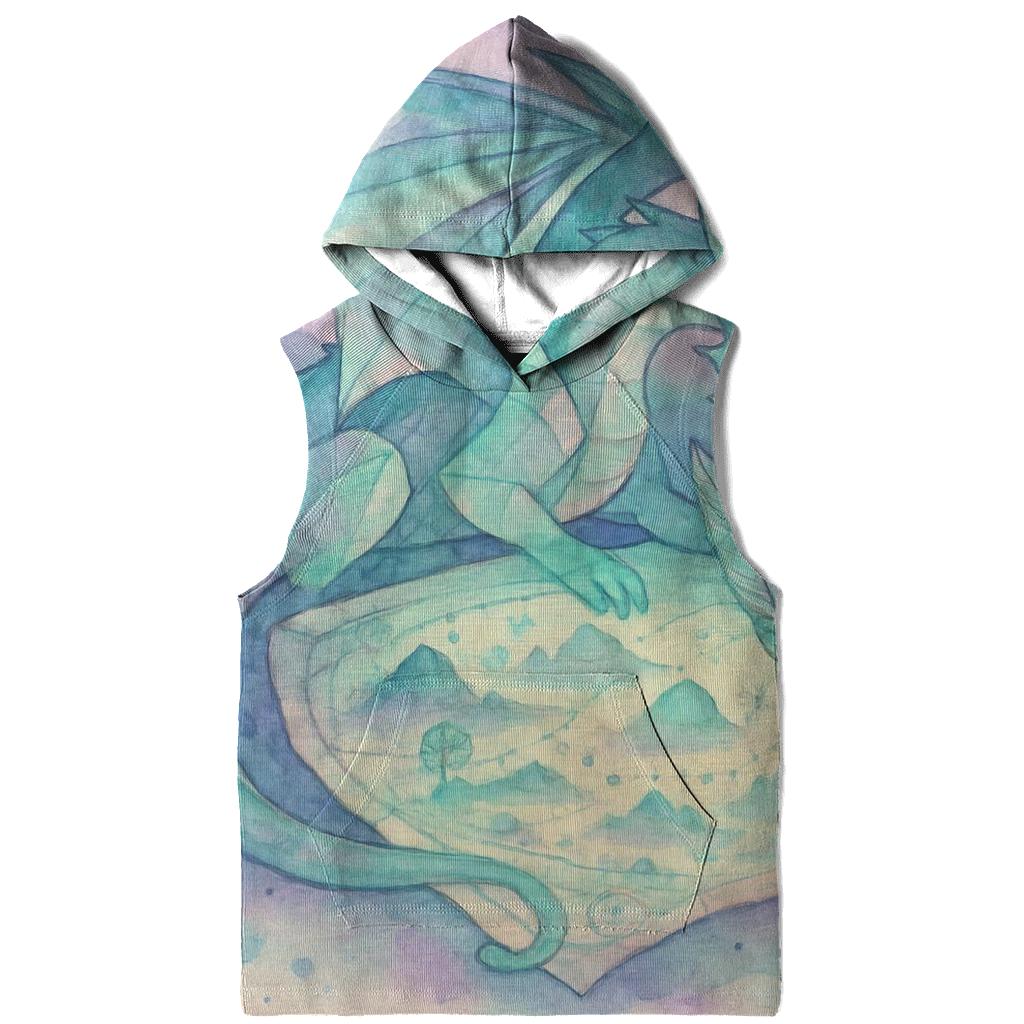 Origami Dragon Cartographer zip-up hoodies