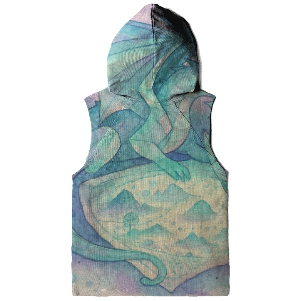 Origami Dragon Cartographer zip-up hoodies