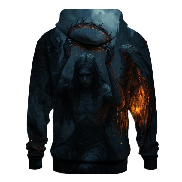 Fallen Angel Of Coal And Ember premium hoodies