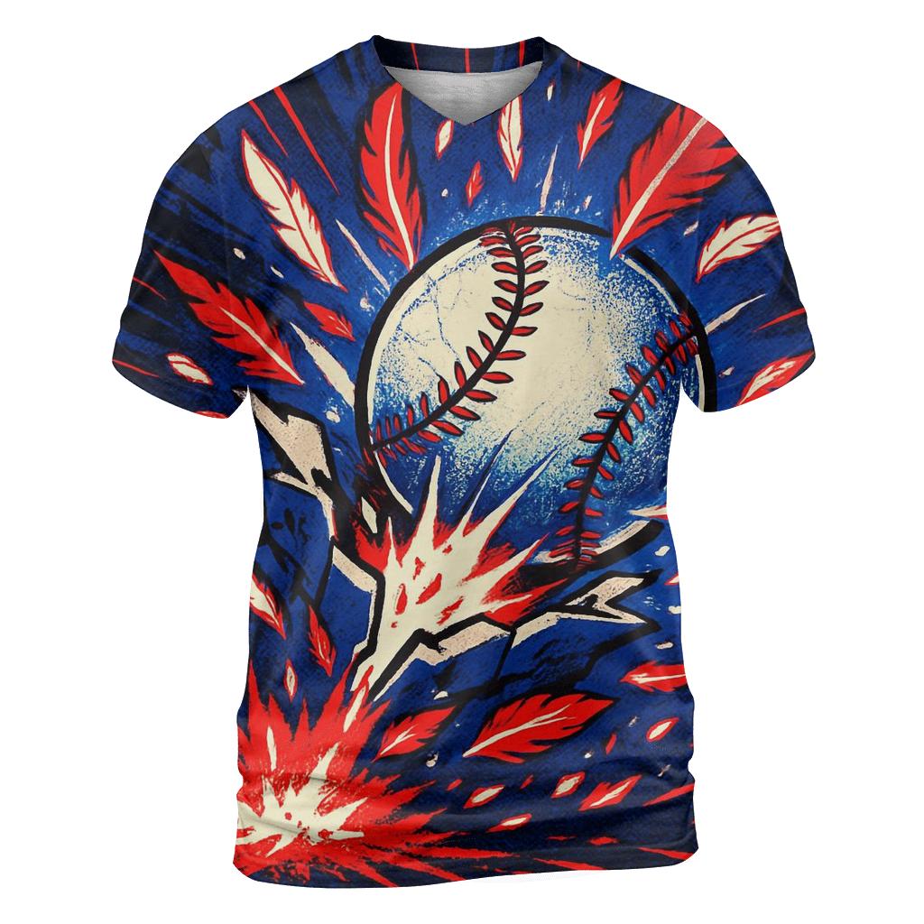 Blue Jays Feather Impact personalized full print shirts