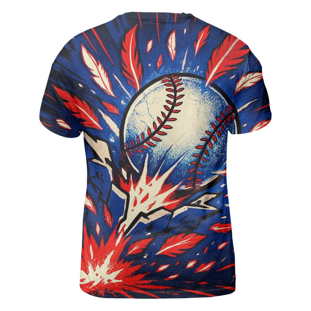 Blue Jays Feather Impact personalized full print shirts