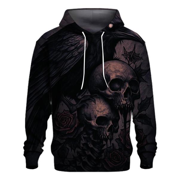 Raven Of The Black Reliquary printed hoodies