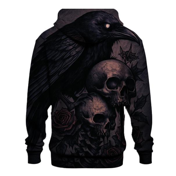 Raven Of The Black Reliquary printed hoodies