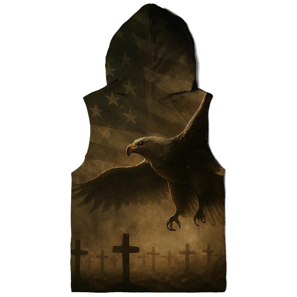 Eagle Over Remembrance Field hoodies fashion