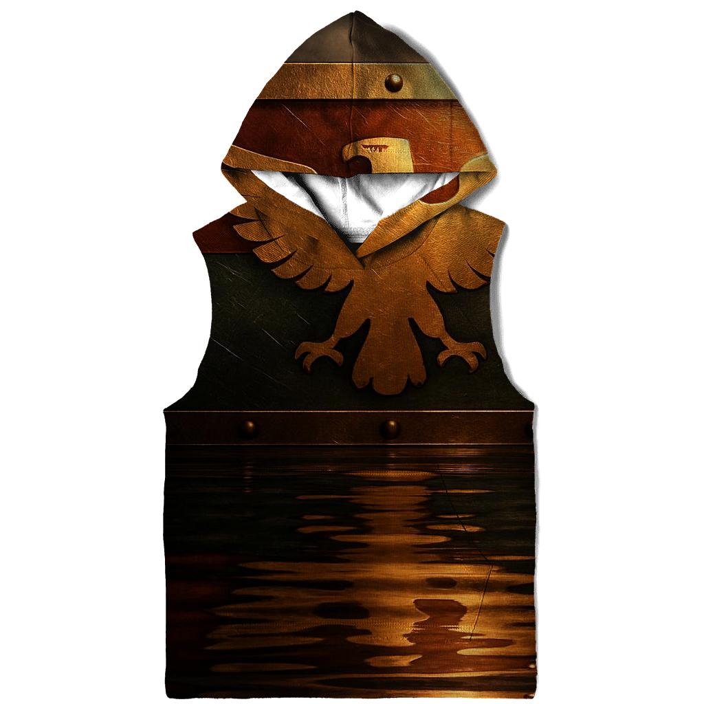 Golden Eagle Banner Reflection hoodie designs