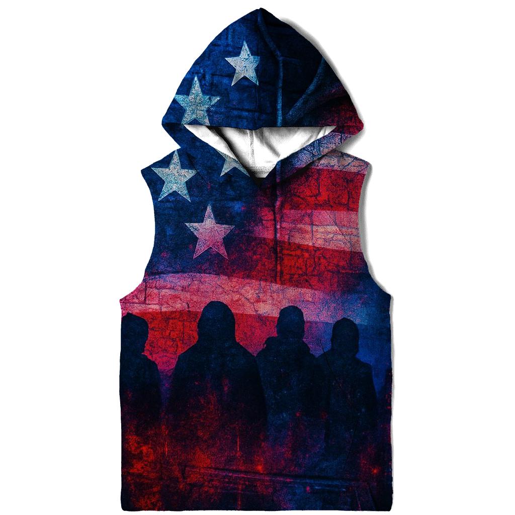 Urban Stripes Graffiti zip-up hoodies