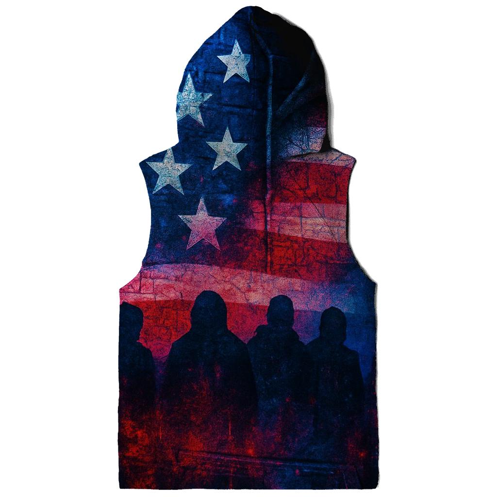 Urban Stripes Graffiti zip-up hoodies