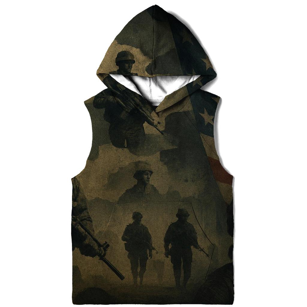 Camouflage Flag Mosaic hoodie trends