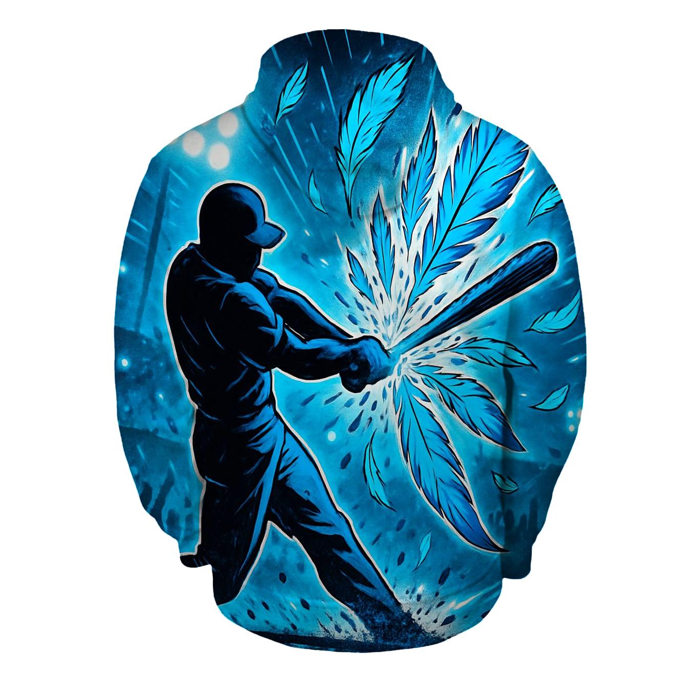 Echo Of Blue Jays At Bat pullover hoodies