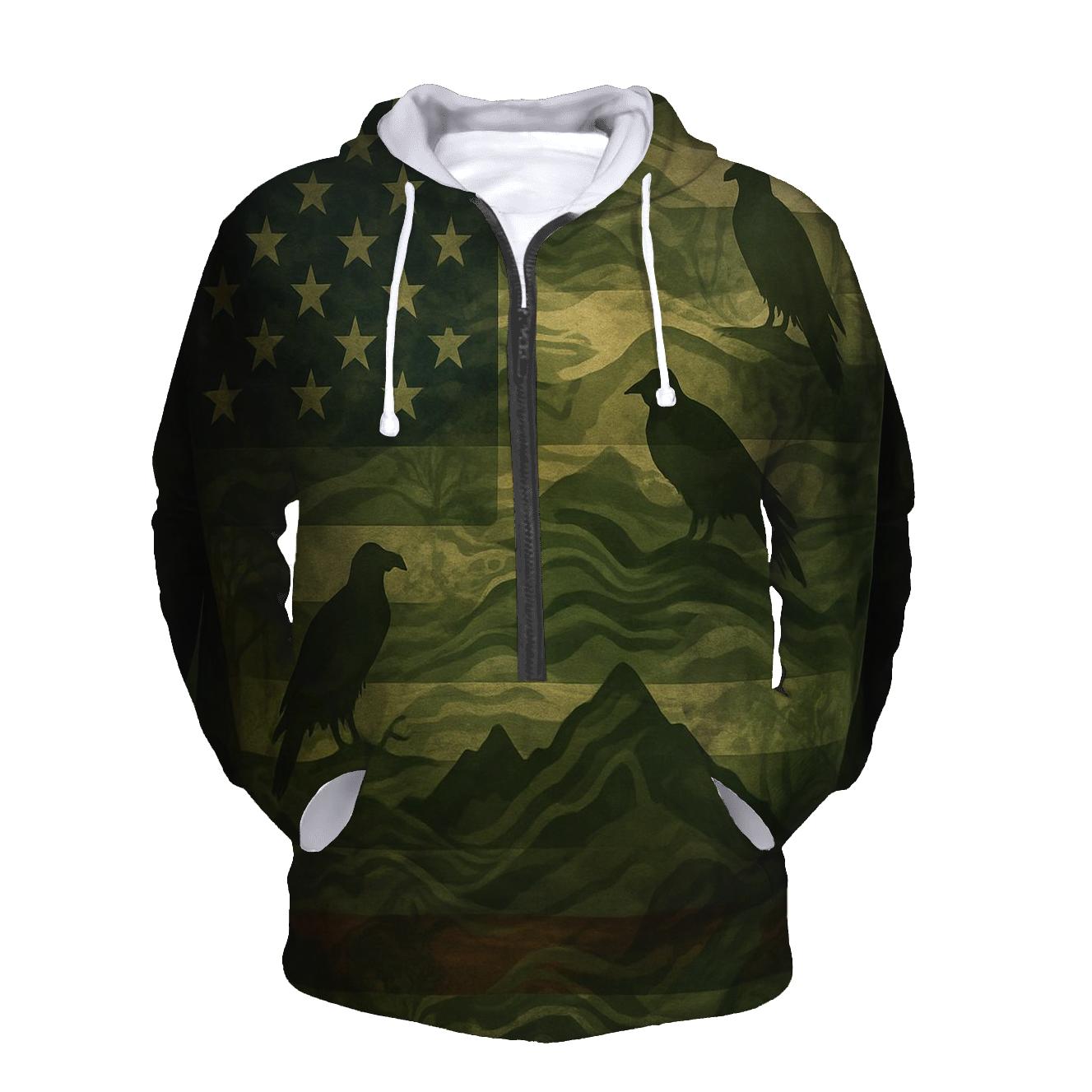 Camouflage Stars Fusion hoodie trends