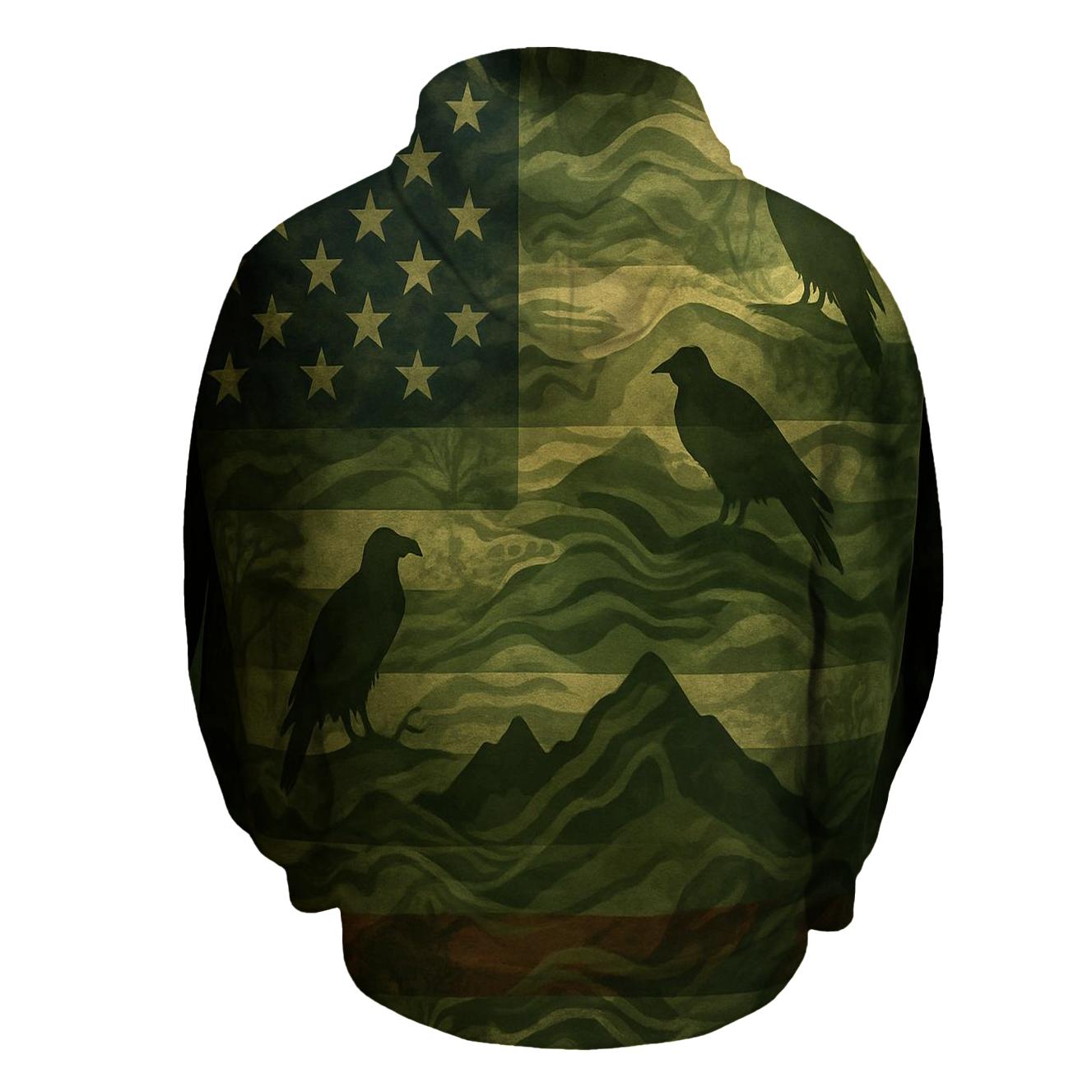 Camouflage Stars Fusion hoodie trends