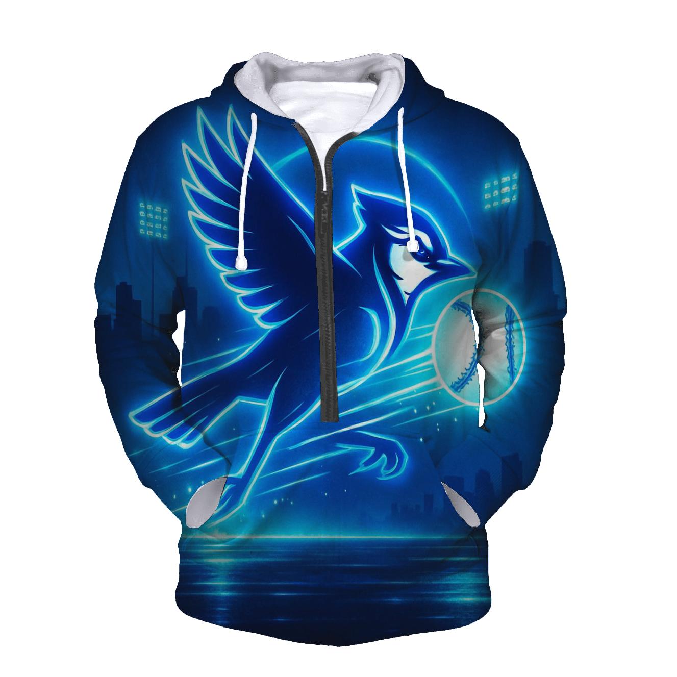 Soaring Blue Jays Horizon designer hoodies