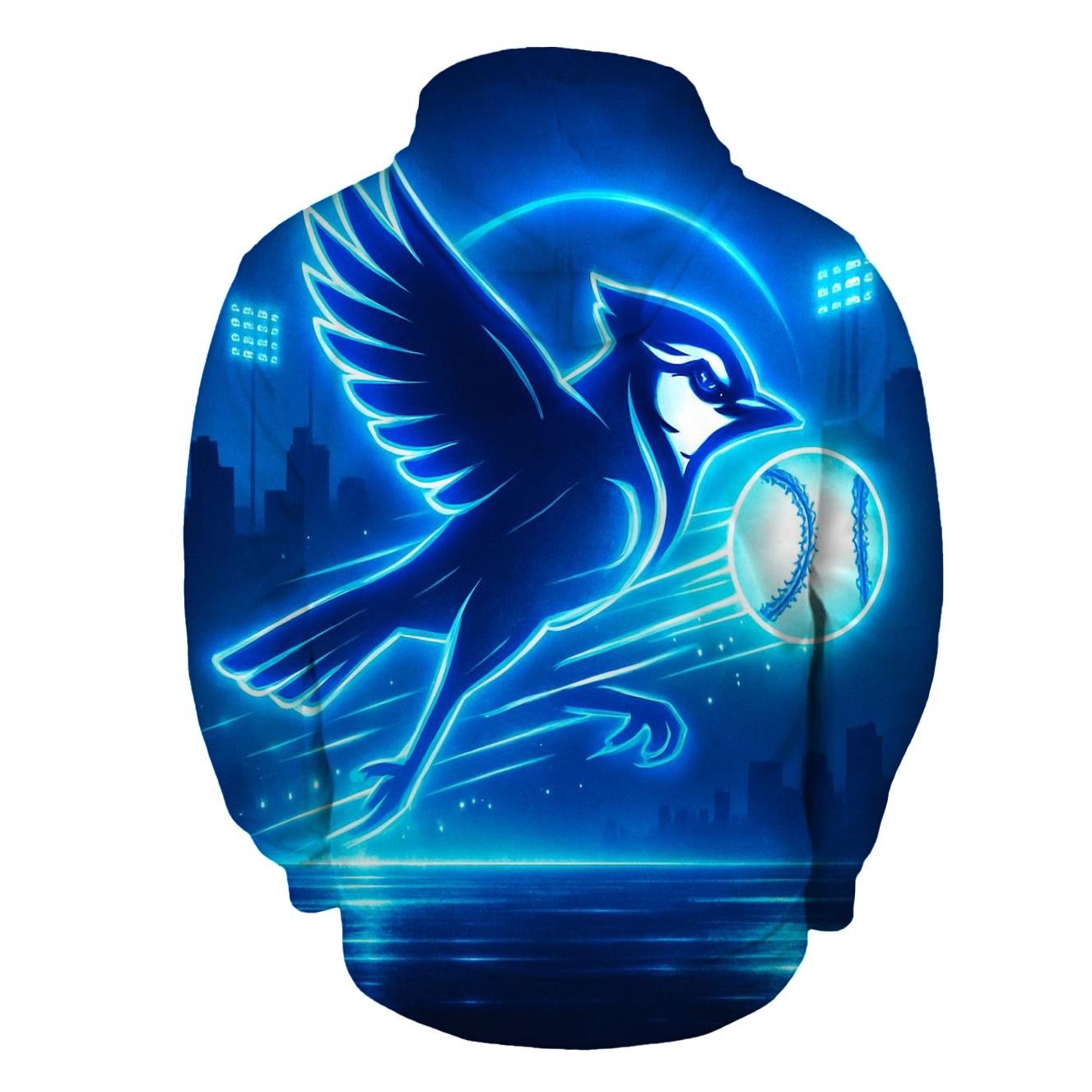 Soaring Blue Jays Horizon designer hoodies