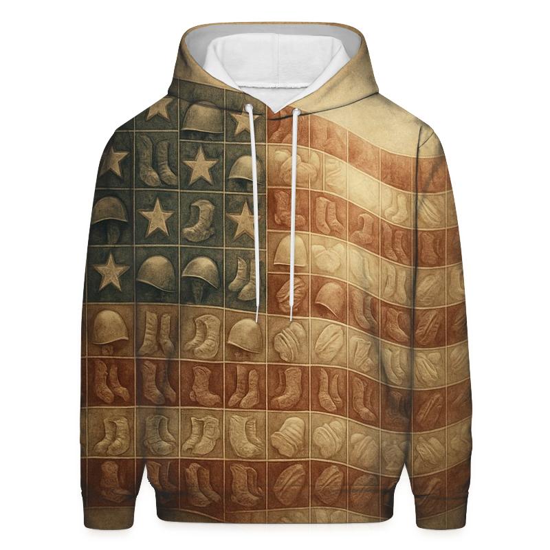 Veteran Honor Mosaic hoodie styles