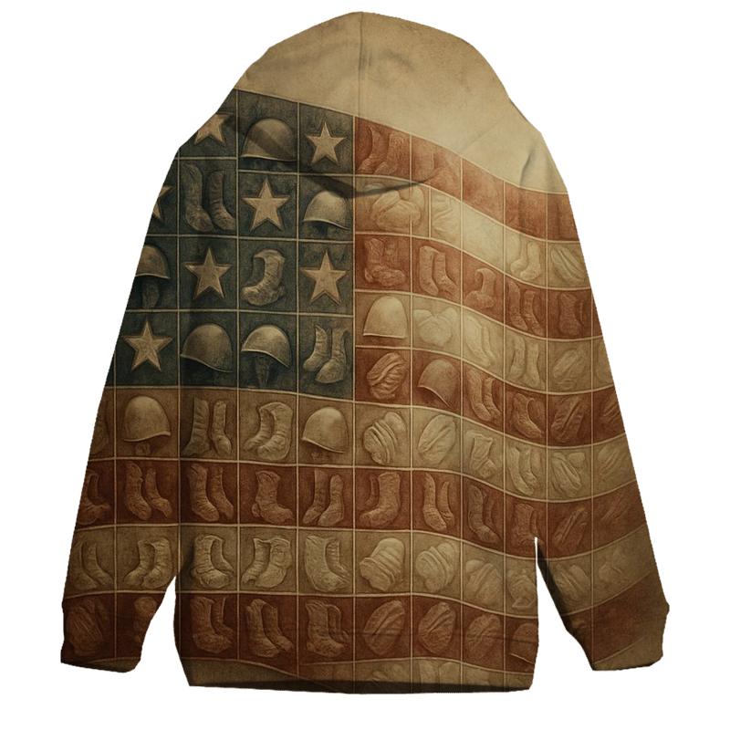 Veteran Honor Mosaic hoodie styles