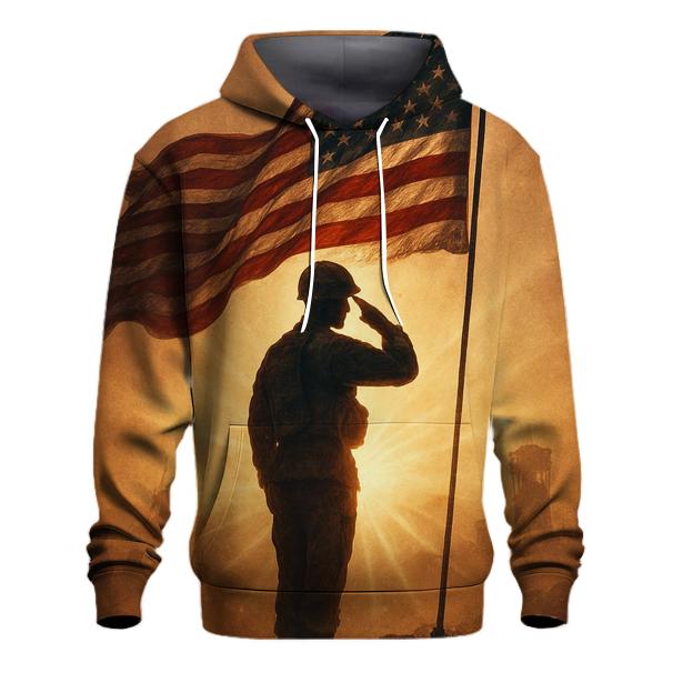 Dawn Sentinel Flag premium hoodies