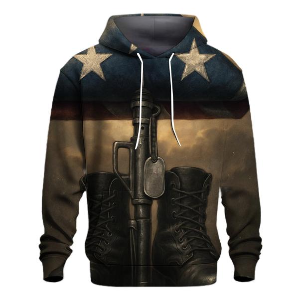 Folded Honor Ensemble printed hoodies