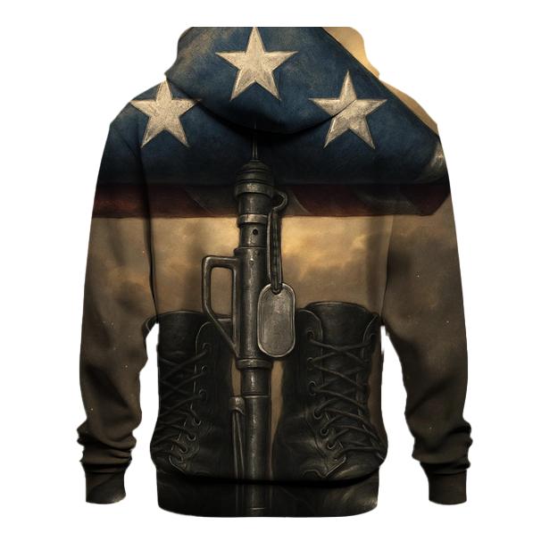Folded Honor Ensemble printed hoodies