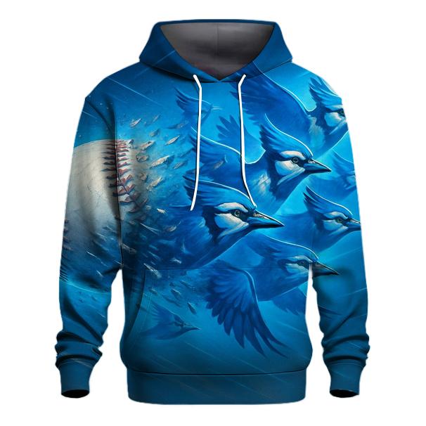 Feather Trail Blue Jays Charge heavyweight hoodies