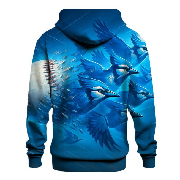 Feather Trail Blue Jays Charge heavyweight hoodies