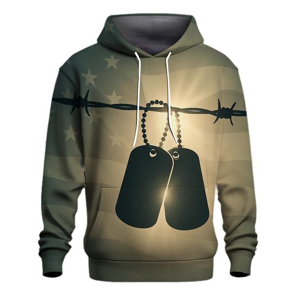 Dog Tags Of Dawn lightweight hoodies