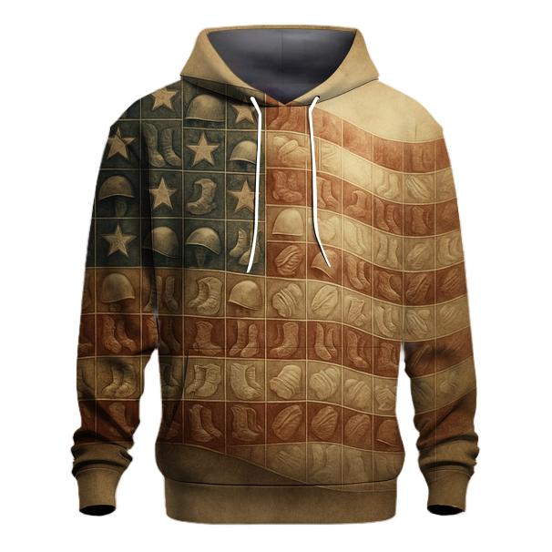Veteran Honor Mosaic hoodie trends