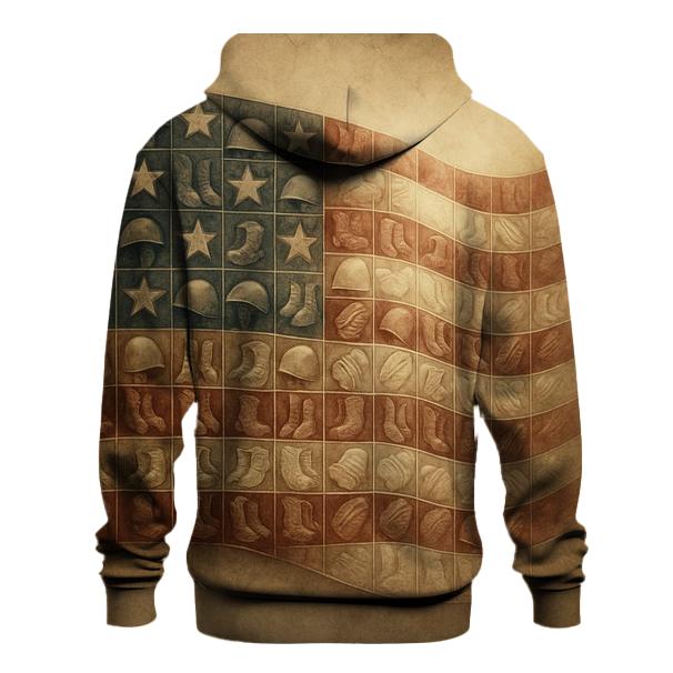 Veteran Honor Mosaic hoodie trends