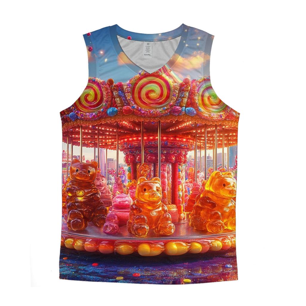 Cosmic Candy Carnival custom tank tops