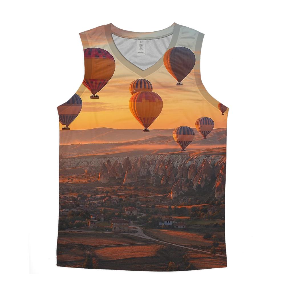 Cappadocia Hot Air Balloons - Cappadocia trendy fitted tank tops