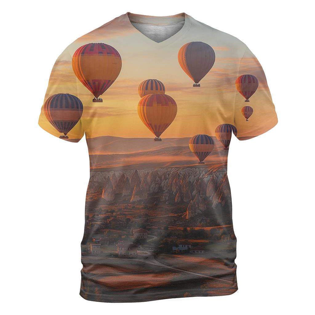 Cappadocia Hot Air Balloons - Cappadocia designer pattern shirts