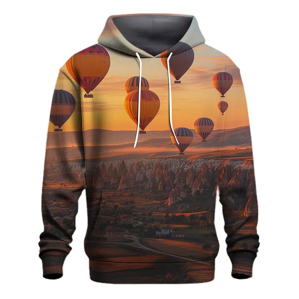 Cappadocia Hot Air Balloons - Cappadocia embroidered hoodies