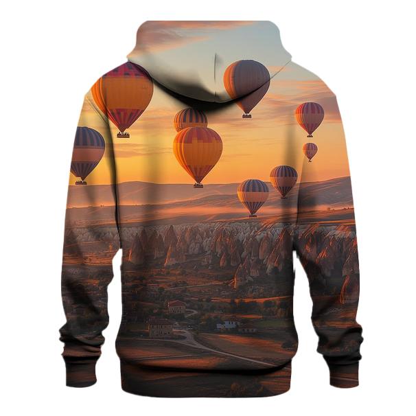 Cappadocia Hot Air Balloons - Cappadocia embroidered hoodies