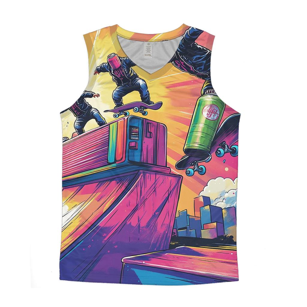 Skateboard Soda Syndicate sports performance tank tops