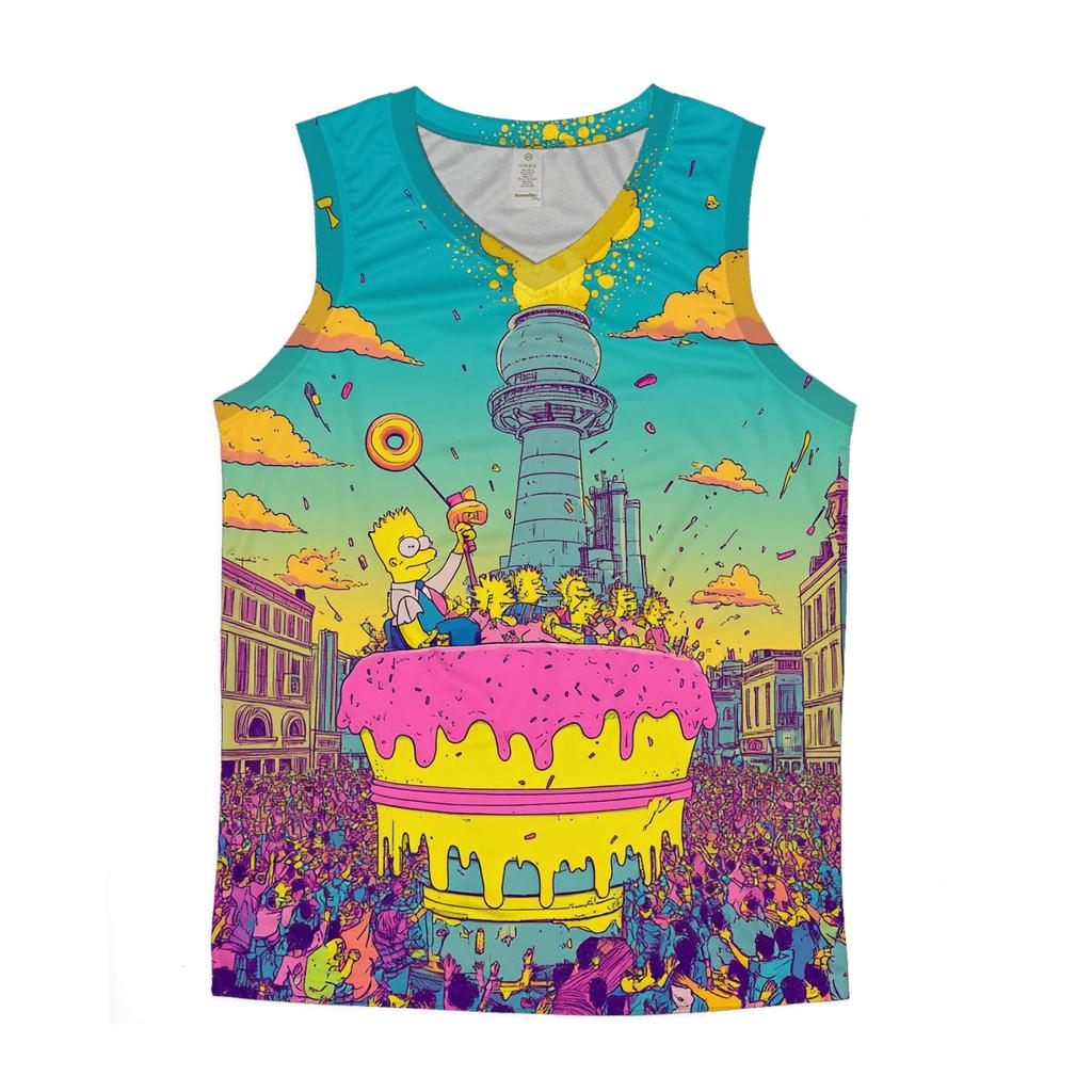 Springfield Sunset Riot personalized athletic tanks