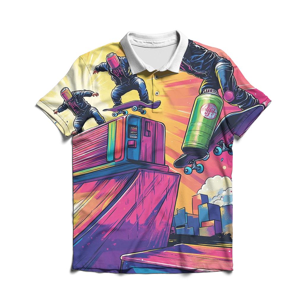 Skateboard Soda Syndicate classic pique polos