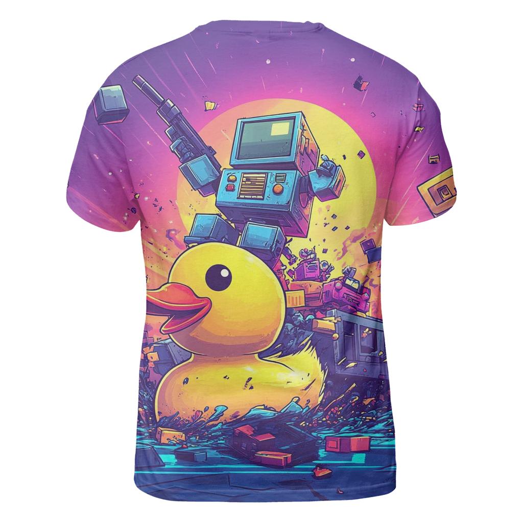 Robot Toybox Rebellion designer pattern shirts