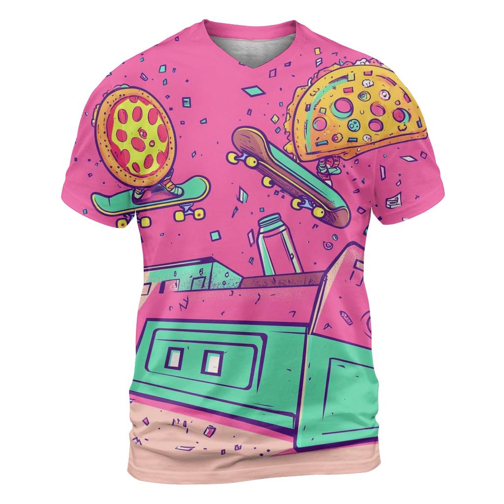 Snack Attack Skatepark personalized full print shirts