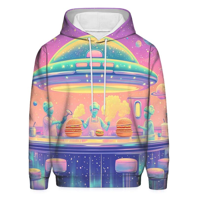 Alien Diner Daydream custom hoodies