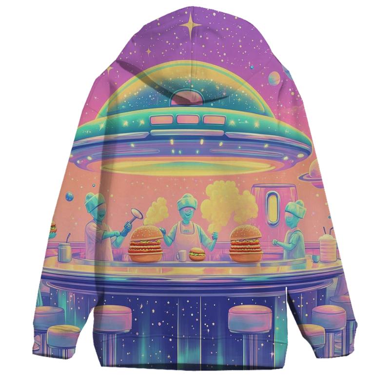 Alien Diner Daydream custom hoodies