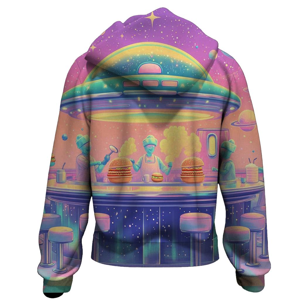 Alien Diner Daydream heavyweight hoodies