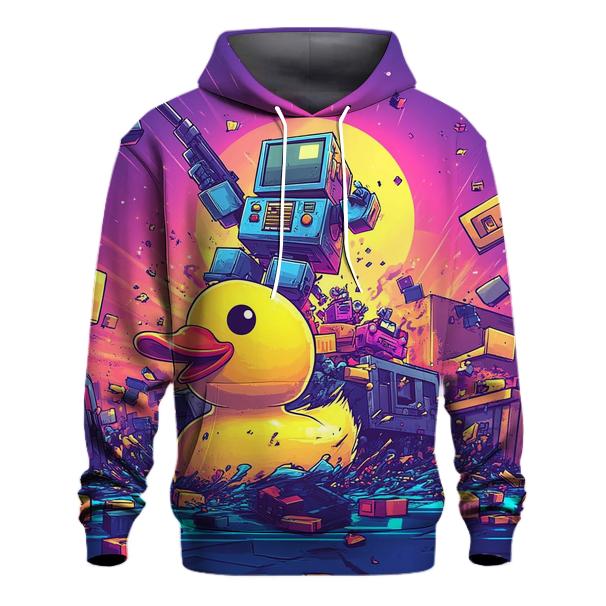 Robot Toybox Rebellion embroidered hoodies