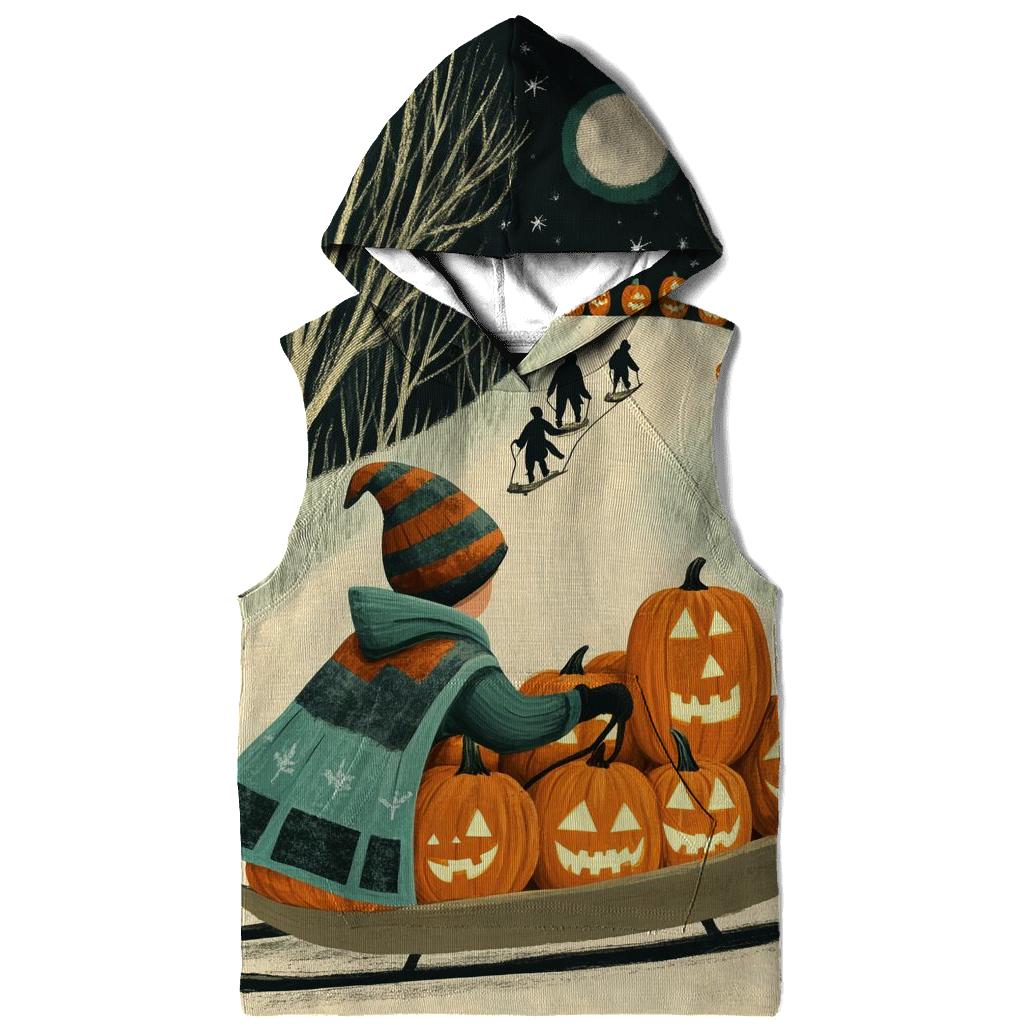 Lantern Sled Of The Haunted Hills pullover hoodies