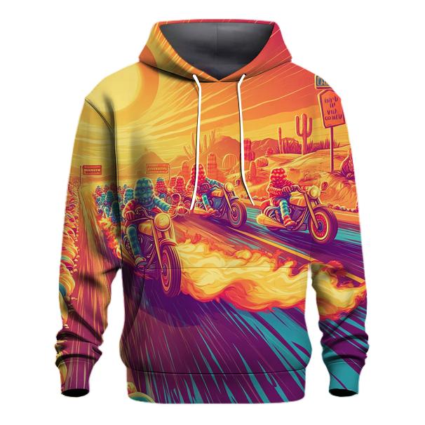 Bubblegum Biker Brigade custom hoodies