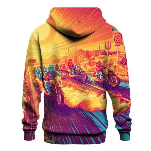 Bubblegum Biker Brigade custom hoodies