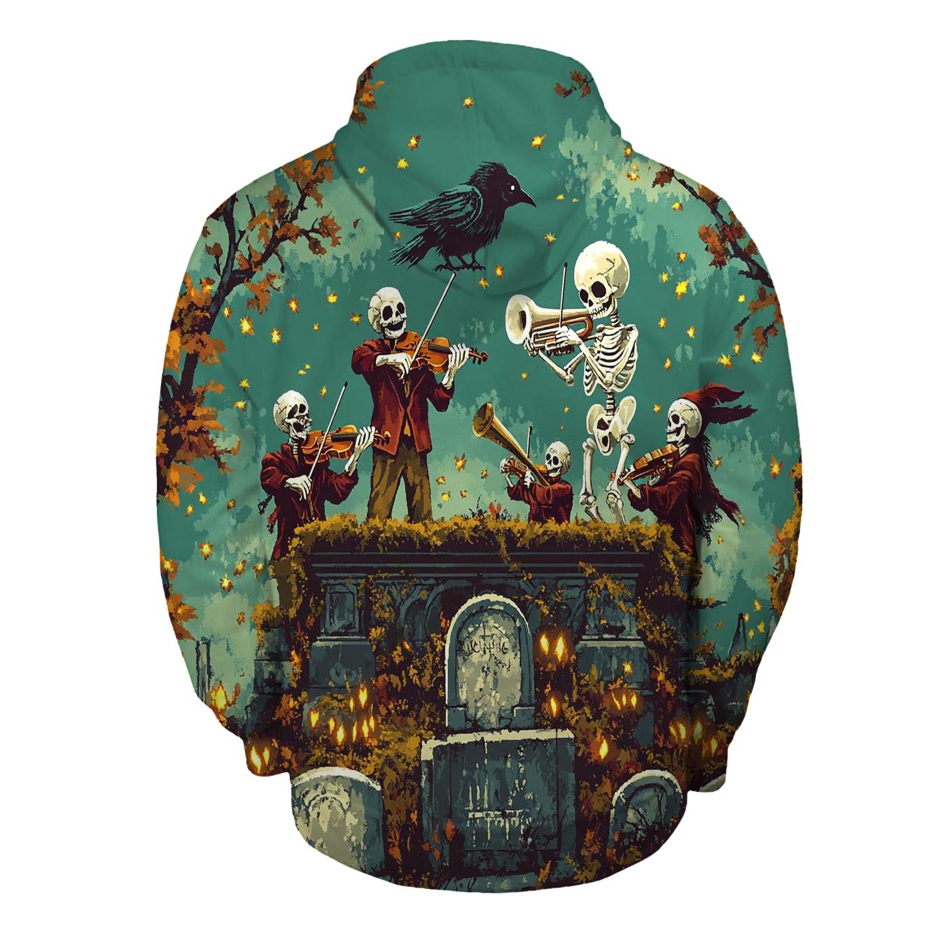 Cobweb Concert At The Graveyard Spooky hoodie trends